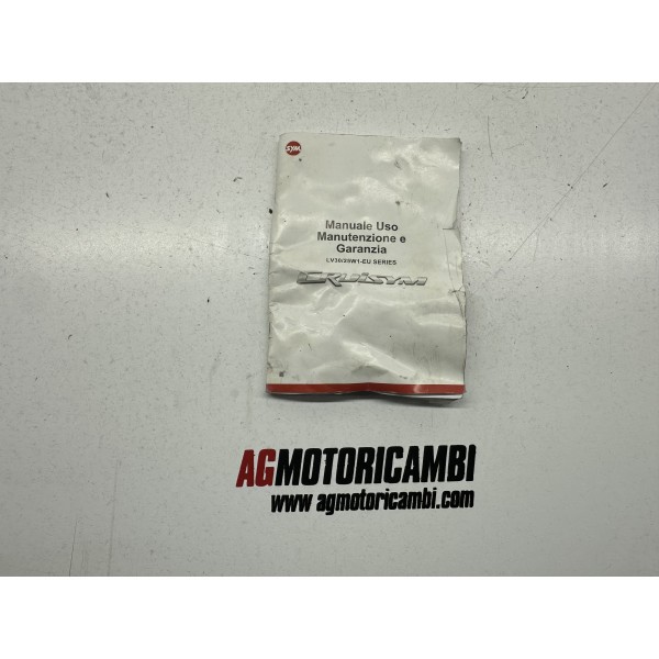 LIBRETTO USO E MANUTENZIONE SYM CRUISYM 300 ABS...