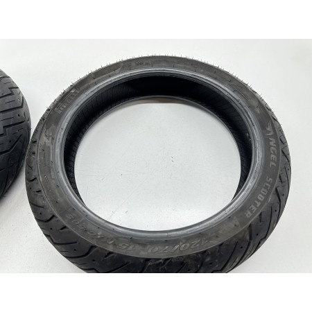 120/70-15-56S 150/70-13-64S PAIR OF PIRELLI ANGEL TIRES FOR PIAGGIO X 10