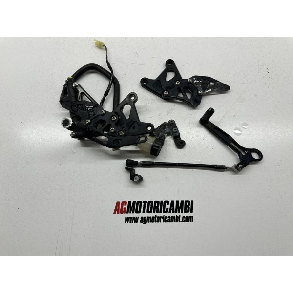 PAIR OF AVBD ADJUSTABLE REAR RIDER FOOTPEGS...