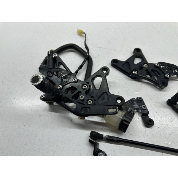 PAIR OF AVBD ADJUSTABLE REAR RIDER FOOTPEGS...