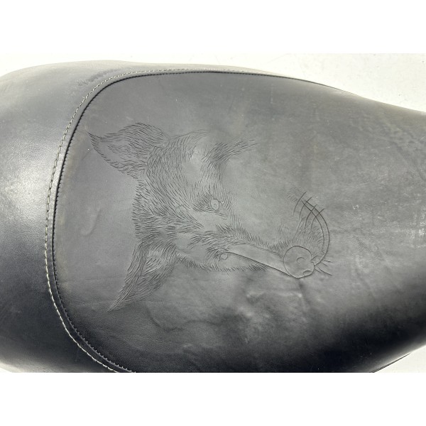 LOBO TALLADO ASIENTO PILOTO DE CUERO YAMAHA...