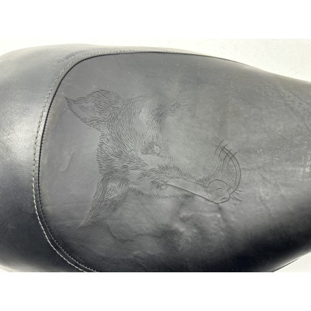 LOBO TALLADO ASIENTO PILOTO DE CUERO YAMAHA MIDNIGHT STAR 1900 XV 1900 2006-2012