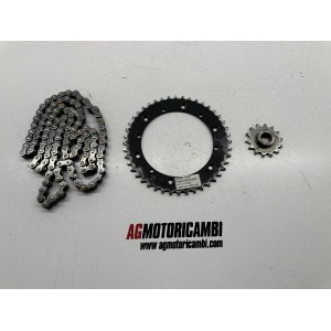 KIT CATENA CORONA PIGNONE YAMAHA TTR 600 1997-2000-2003